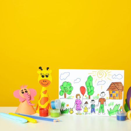 concept-of-world-children-s-day-against-yellow-bac-2025-03-25-02-08-55-utc
